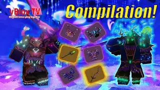 Compilation of Purple Eldenbark and Legendary | Enchanted Forest Dungeon Quest Roblox