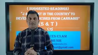 J&K First in the Country to develop medicines from Cannabis #Current_issue #Upsc #Raj_kumar