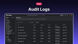 Audit Logs