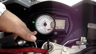 Ajuste do Shift Light da GSX 650F
