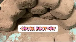 ASMR | Soft Dusty Pure Cement Crumble! #oddlysatisfying #calmingvibes #cementasmr #purecement