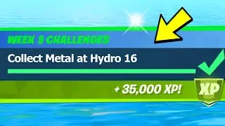 Collect Metal at HYDRO 16 Location (Fortnite)