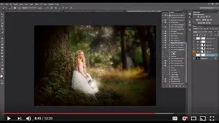 Как добавить волшебную пыльцу в Photoshop и PSE от Summerana