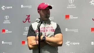Alabama Football OC Ryan Grubb post-practice interview (8-5-25)