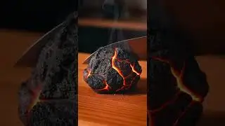 cutting A Lava rock crystal asmr #viral #asmrtriggers #asmr #cool #satisfying