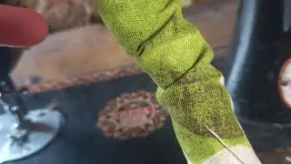 How to make scurnchy  handle/scrunchy  handle making at home  /Priyanka vlogs 