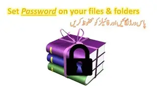 Protect files with WinRaR. Password on files & folder