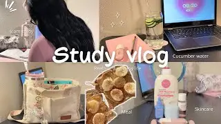 Realistic 6AM Study Vlog | Skincare, Studying & Journaling”📖