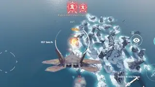 How Destroy The Enemy Ship With 1 Pass - #skycombat  #f22