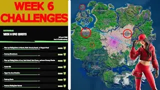 🔴 Live | Fortnite All Week 6 Legendary & Epic Challenges Guide | Destroy boats - Fishing Holes |