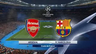 Pro Evolution Soccer 2016 - Arsenal vs Barcelona - UEFA Champions League Gameplay (PS4)