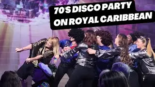 THIS IS A 70'S DISCO PARTY ON ROYAL CARIBBEAN ODYSSEY OF THE SEAS #MrBucketlist