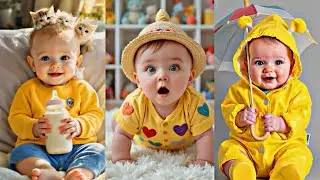 Cute baby laughing and talking for the first time | adorable funny baby moments nonstop giggles 😂
