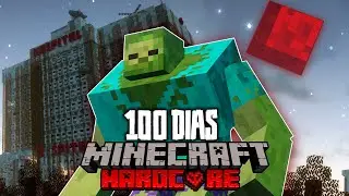 EU SOBREVIVI 100 DIAS EM UM APOCALIPSE ZUMBI NO MINECRAFT HARDCORE #2 - A MUTAÇÃO ZUMBI!