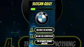 Only a Car Genius Can Guess BMW&rsquo;s Slogan in 6 Seconds!🚗🧠 #shorts #quiz