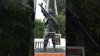 Monumen perjuangan rakyat tulis. Pencarian makam mbah carmadi Tulis yang ditembak Belanda