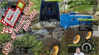 LS 25 NF Marsch 4 Fach # 349 Ich bin mal wieder im Wald die Bäume sollen auch zum Sägewerk.