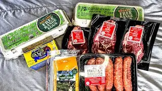 TRADER JOE'S 🛒 CARNIVORE GROCERY HAUL 🥩🧈🥚🧀 Day 26 - Shopping While Waiting