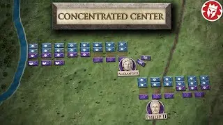 Ancient Tactics: Concentrated Center - Kings and Generals #shorts