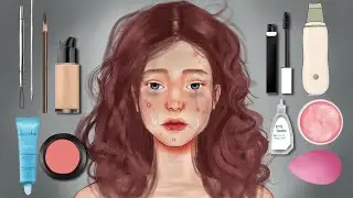 Makeup ASMR Transformation // BAD BREAKUP MAKOVER // Homeless asmr stop motion animation@mramrit005