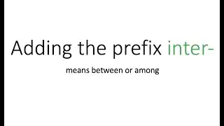 1 prefix inter with narration for video