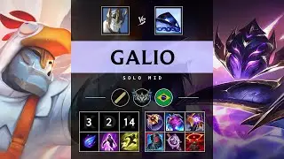 Galio Mid vs Xerath - BR Challenger Patch 25.14