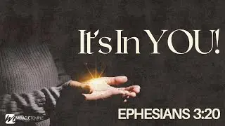It's In YOU!