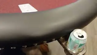 The best cupholder solution for poker tables!  Magnetic slide-in.