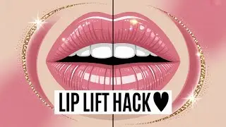 Lip Lift Hack Revealed 🔥 The Hottest 2025 Lip Trend