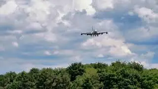 Last ever flight of CorsAir's 747-400 F-GTUI