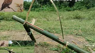Kivabe bamboo gun banabo  || how to creat bamboo gun  stick  2024