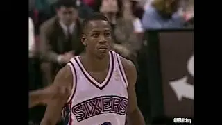 Allen Iverson NBA Rookie Debut in 1996