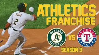 MLB The Show 16: Athletics Franchise vs Rangers [S3 G152, Ep. 68]