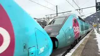 Le TGV OUIGO 6429  va partir ce 12 janvier en gare d’Albertville à 12h30 en direction de Paris ……… .