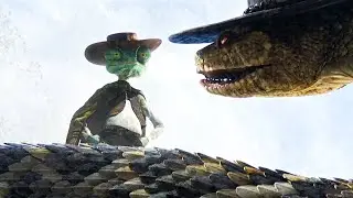 Rango VS Jake The Rattlesnake Scene | Rango (2011) | Movie Clip