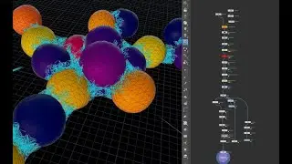Vellum-RBD Dynamics Integration with Plexus: Advanced Attribute Transfer and Texturing in Houdin