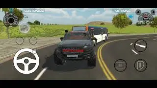 Black Monster Ford Endeavour 4x4 fast stunt 