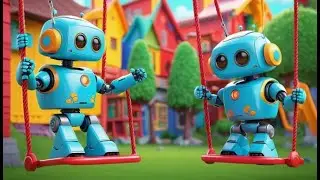 Counting Robots in the Playground | Fun and Educational Nursery Rhyme Song for Kids to Learn