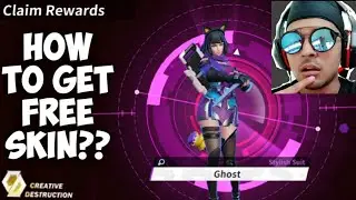 How to get Free skin ? | Creative destruction Gameplay