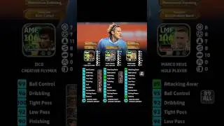 Diego forlan 106, zico 106, marco reus 104 best training guide #shorts  #efootball #efootball2026