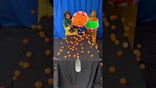 Wrold Best ping Pong Ball Roll Challange #games #shorts
