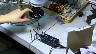 Soldering Microscope 144-LED Microscope Ring Light with Adapter