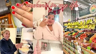 A weekend in my life | Nails, target run, cleaning + cooking with my mom | Vlogmas  day 15🎄