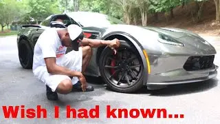 Brembo Brake Pads on Chevy Corvette C7 Grandsport