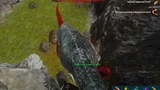 ARK: Mobile - Killing an Alpha Rex with help of a Rex and Giga