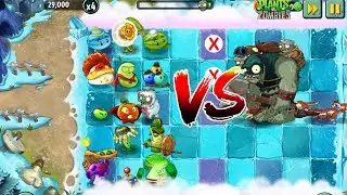 PVZ 2 -Random 5 Plants Team Vs Ice wease & Gagantuar  Zombies - Who is stronger ? #pvzgameplay