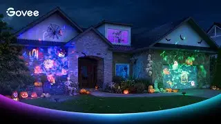 Govee Outdoor Decoration Projector Light, 20W LED Snowflake Projector, IP67 Waterproof 180&deg; Rotation