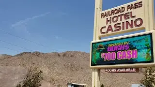 Railroad Pass Longest Running Casino/Hotel by Boulder City/Vegas Tour, Food, Play Busted by Security