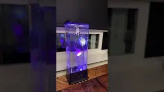 Calming Jellyfish Aquarium Lamp &ndash; Perfect for Stress Relief & Home Decor! #ColorChangingLight #1m