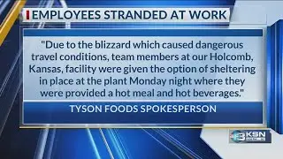 50 Cargill employees were stranded at Dodge City beef processing plant
